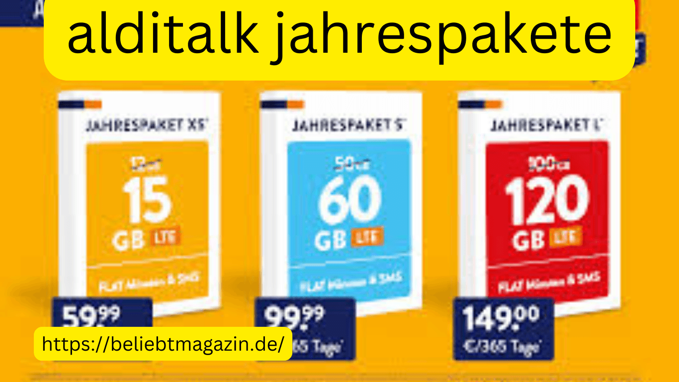 alditalk jahrespakete